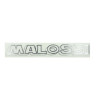sticker Malossi word [malossi] 22cm chrome 3311439x