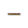 sticker Malossi word [malossi] 3-color logo 339177