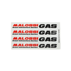 sticker set Malossi [malossi GAS] 8x14cm 3318121