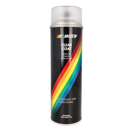 spray paint Motip 500mL sprayer clear matt 04000