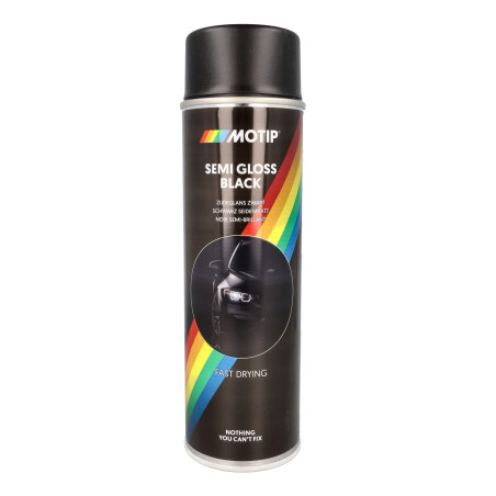 spray paint Motip 500mL sprayer black satin 04001