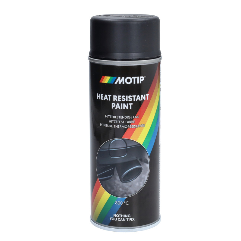 spray paint Motip heat resistant 400mL sprayer black 04031
