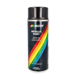 spray paint Motip 400mL sprayer black metallic 04049