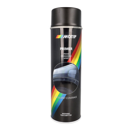 spuitlak motip primer 500mL spuitbus zwart 04052