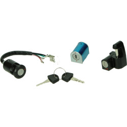 ignition lock set new model + handlebar and helmet lock 3-parts mt