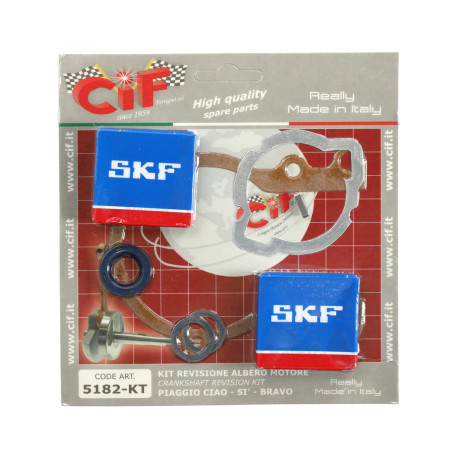 lager+keerringset cif krukas pakkingset bromfiets vespa