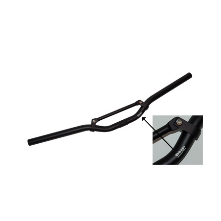 stuur DMP + spijl aluminium Street sport 22mm zwart mat scooter