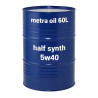 motorolie 5W40 synthetisch Metra oil alleen levering NL 60L vat