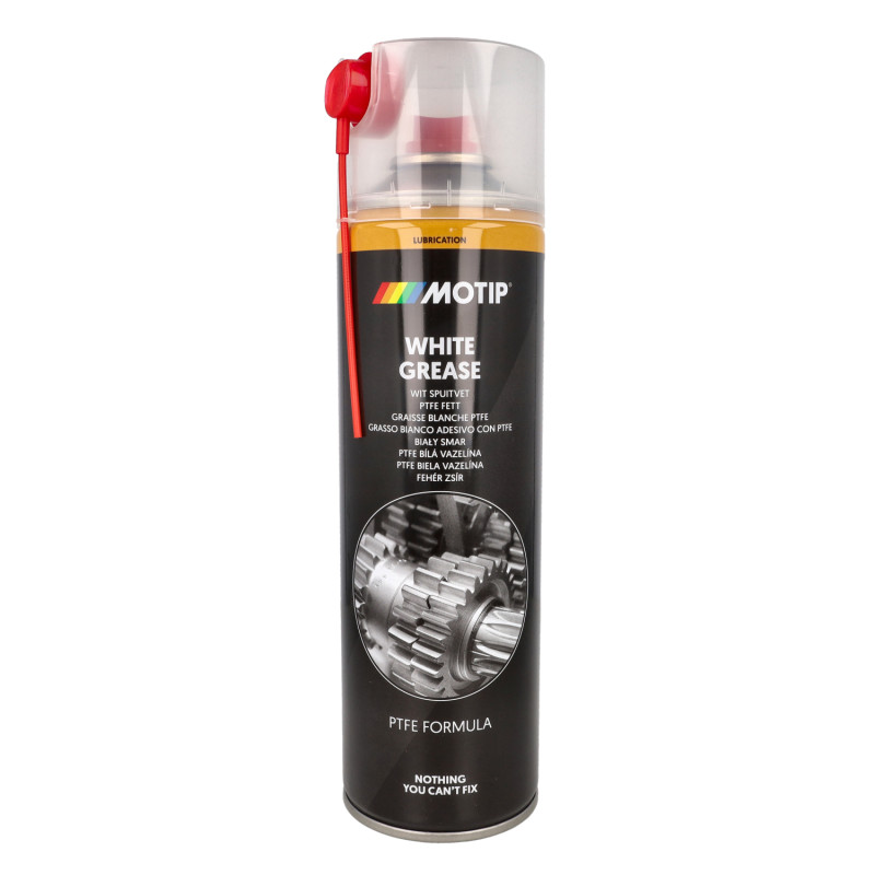 PTFE grease Motip 500mL sprayer white 090204