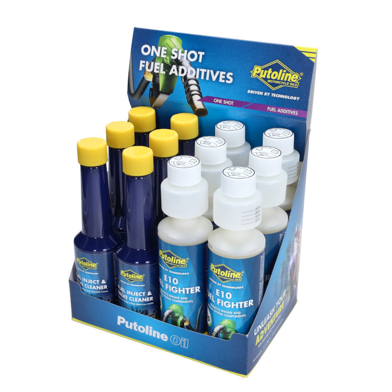 valve cleaner Putoline carb/inj cleaner display Clean up E10 (action price) 12-parts