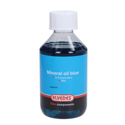 brake fluid Elvedes mineral 250mL bottle blue bike, fatbike