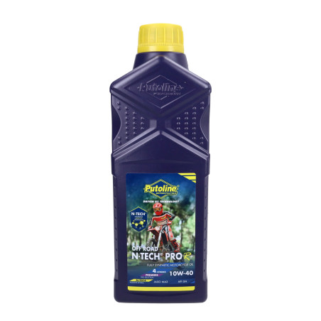 motorolie putoline 10W40 vol synth. N-TECH® PRO R+ off road 1L fles 74352