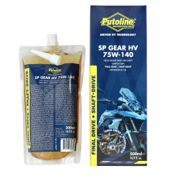transmissie-olie putoline 75w140 o.a. 500mL mp3 500cc, mp3 530 74677