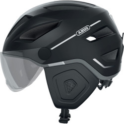 helmet Abus pedelec/moped 2.0 ace with visor led NTA-8776 approval S-M 52/57 velvet black