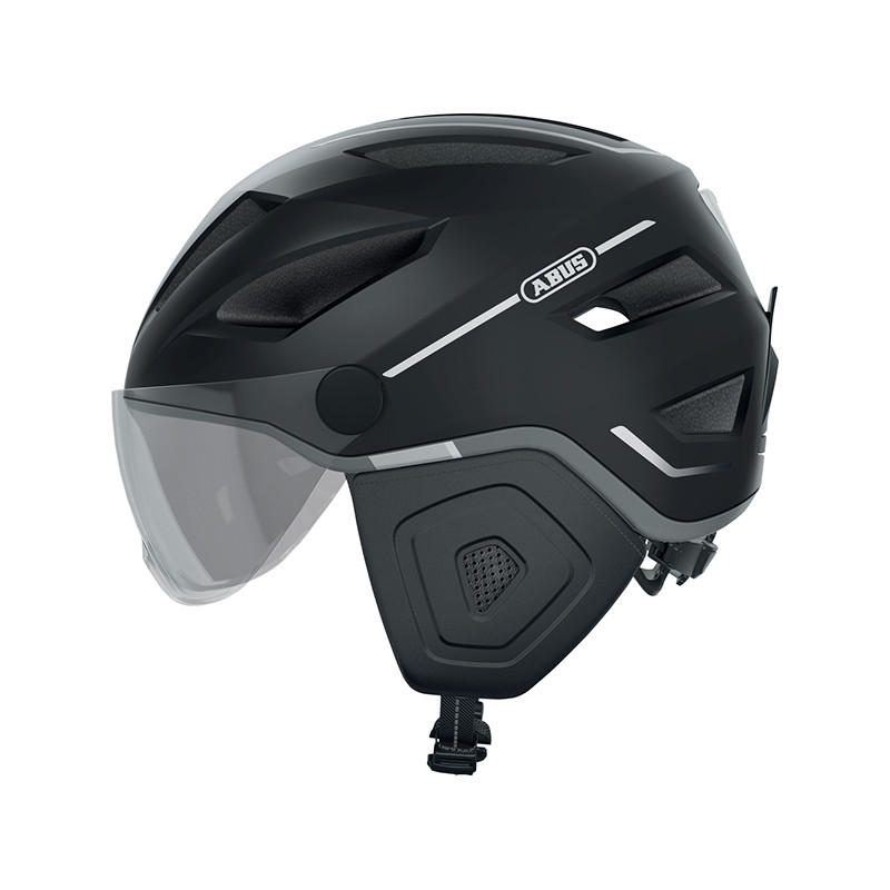 helmet Abus pedelec/moped 2.0 ace with visor led NTA-8776 approval S-M 52/57 velvet black