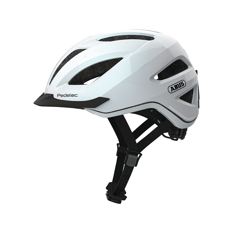 helm abus pedelec/snorfiets 1.1 led NTA-8776 keur urban L-XL 56/62 pearl white
