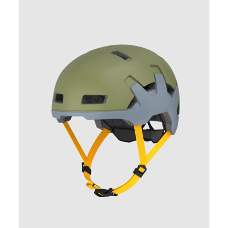 helm lem pedelec/snorfiets GelMotion focus NTA-8776 keur fatbike, fiets, snorfiets xs-s 53/56 mat groen/grijs