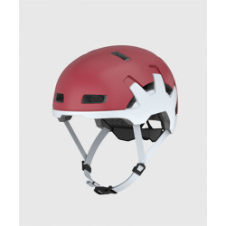 helm lem pedelec/snorfiets GelMotion focus NTA-8776 keur fatbike, fiets, snorfiets M-L 56/59 rood/grijs