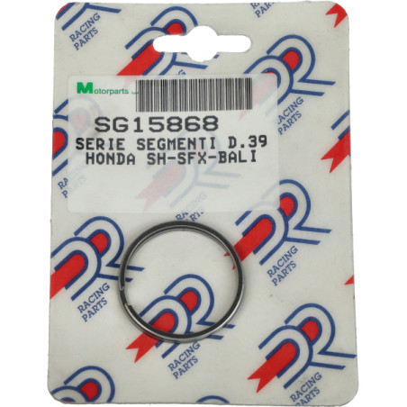piston ring set DR 50cc 39mm honda, bali, sfx