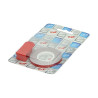 universal sticker CIF wheel border reflecting + mounting adapter 5mm red