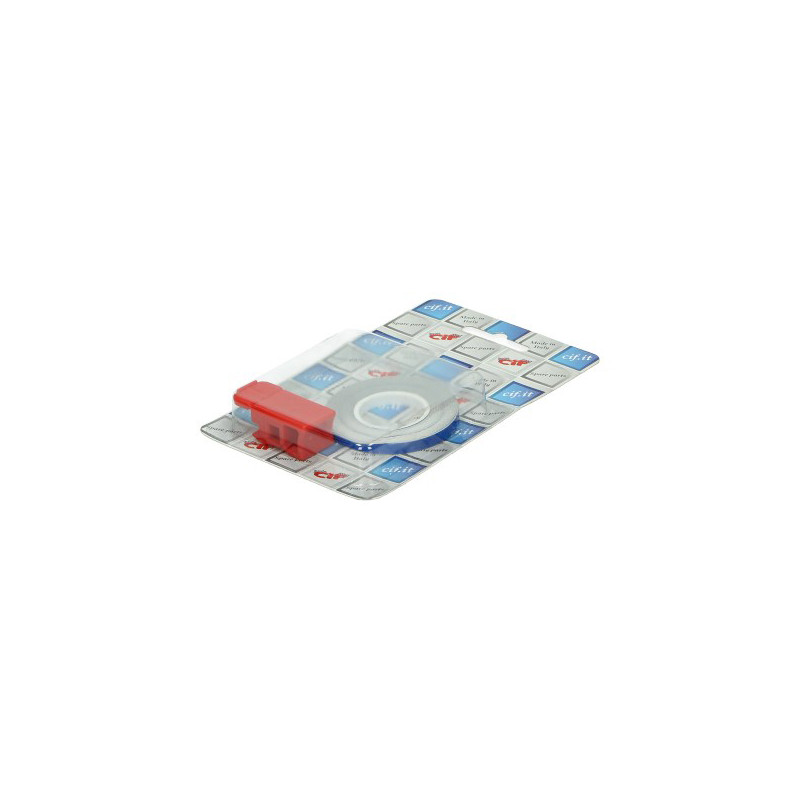 sticker universeel cif wielbies reflecterend + montage-adapter 5mm blauw