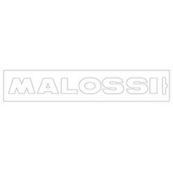 universal sticker Malossi word [malossi] 14cm white 339778 op op