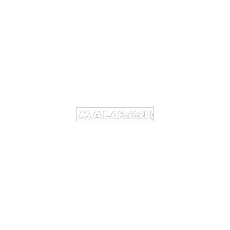 sticker universeel malossi woord [malossi] 14cm wit 339778 op op