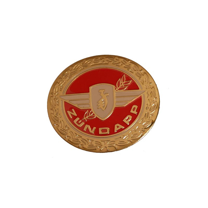 emblem fuel tank round red/gold zundapp z440-20.100/r