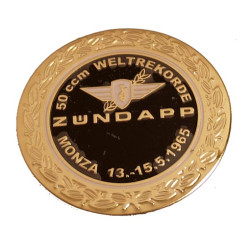 emblem fuel tank round black/gold zundapp monza z517-12.127