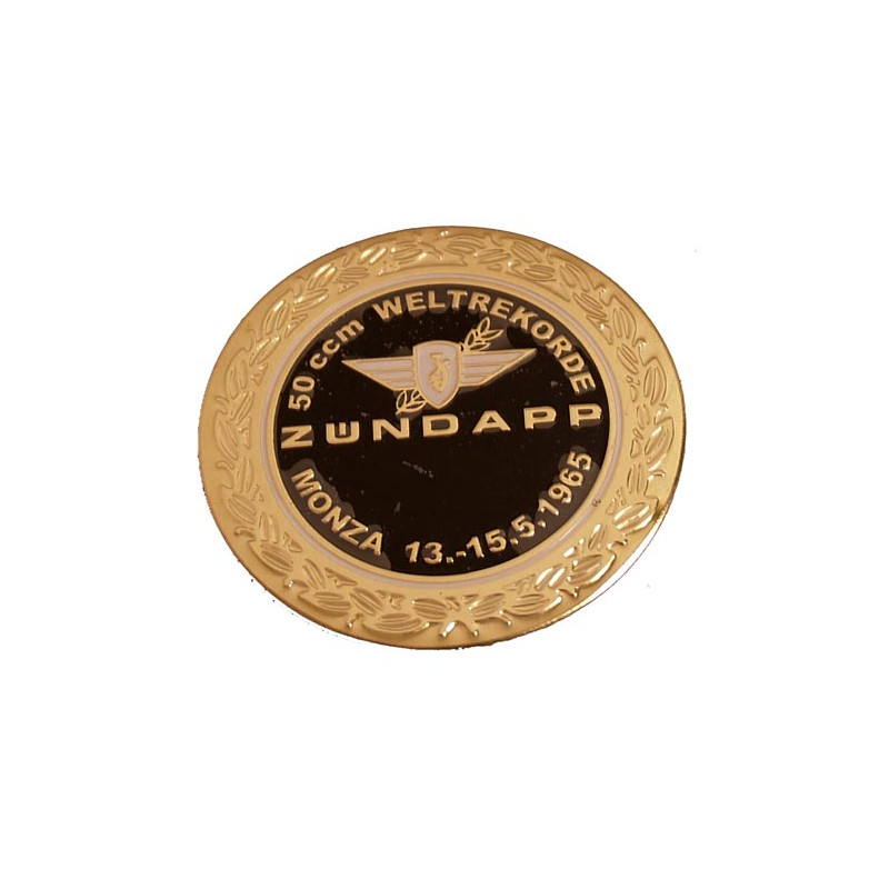 emblem fuel tank round black/gold zundapp monza z517-12.127