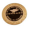 emblem fuel tank round black/gold zundapp monza z517-12.127