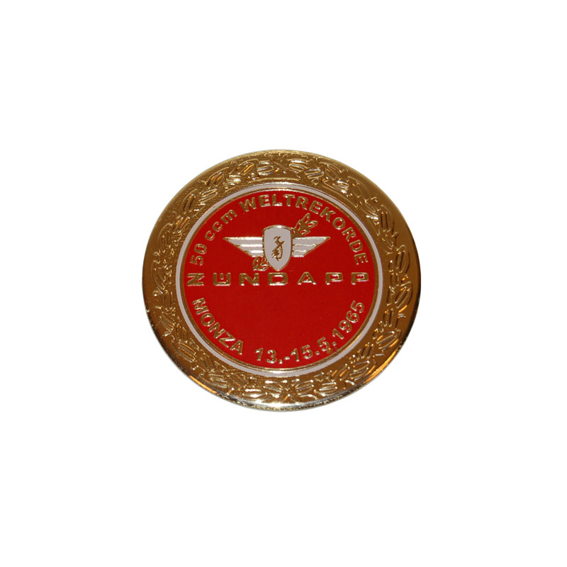 emblem fuel tank round red/gold zundapp monza z517-12.127/r
