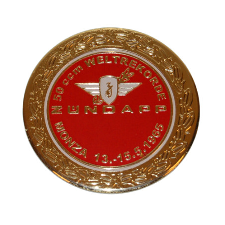 emblem fuel tank round red/gold zundapp monza z517-12.127/r