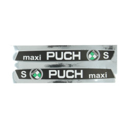 stickerset frame maxi S zwart/chroom puch maxi