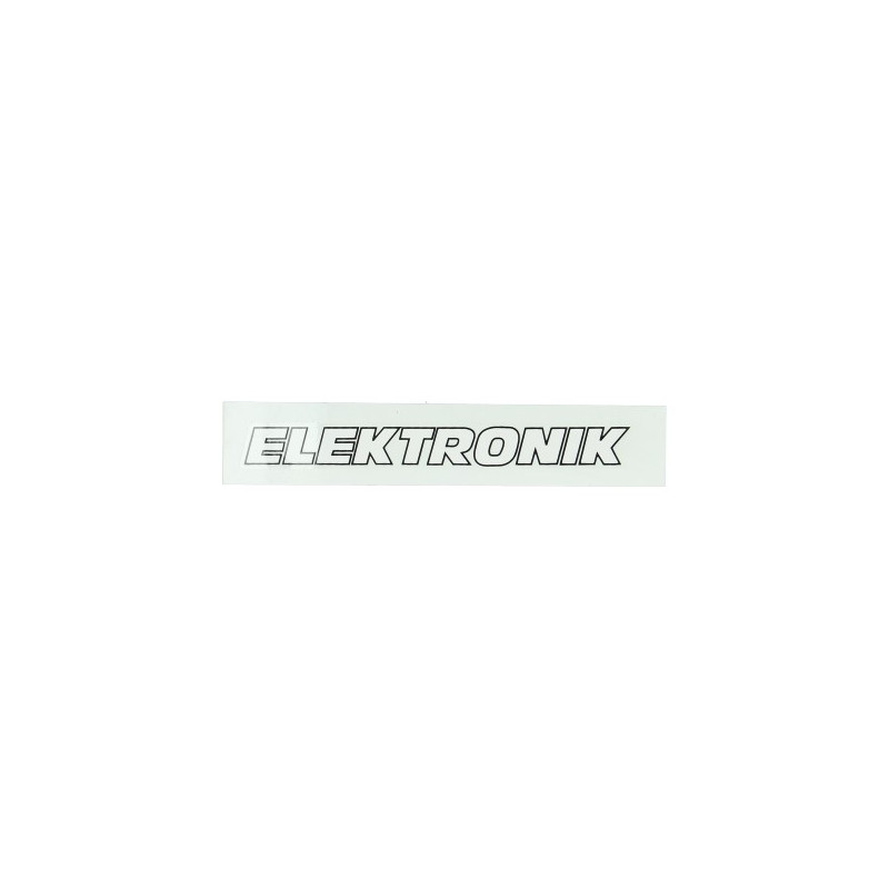sticker (elektronik) white/black kreidler