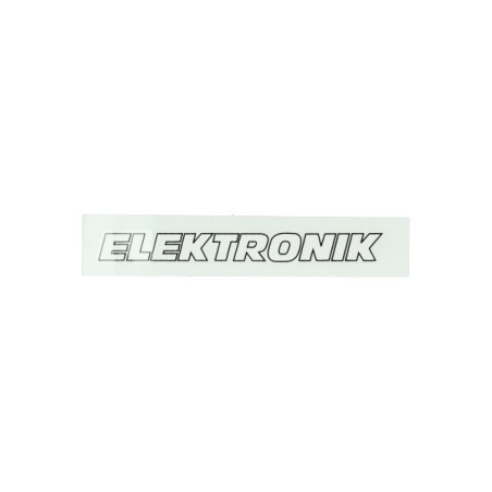 sticker (elektronik) white/black kreidler