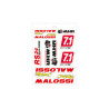 sticker set Malossi mhr rst 10-parts universal 339780.16