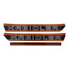 sticker set fuel tank black/orange kreidler