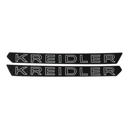 stickerset benzinetank 1973-1975 zwart/wit kreidler