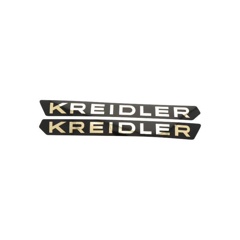 stickerset benzinetank 1973-1975 zwart/goud kreidler