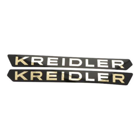 sticker set fuel tank 1973-1975 black/gold kreidler