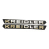 sticker set fuel tank 1973-1975 black/gold kreidler
