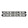 stickerset benzinetank 1973-1975 zwart/chroom kreidler