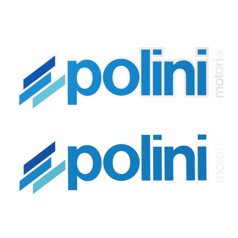 sticker polini 23x8cm wit 225.022