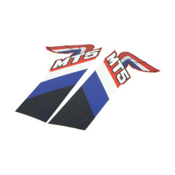 sticker set fuel tank honda blue/white/black 2-parts mt