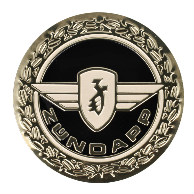 embleem benzinetank rond aluminium zundapp 020220