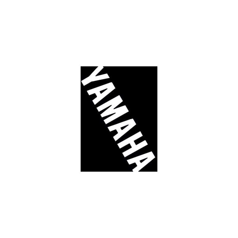 sticker word [yamaha] cover under white 2-parts aerox