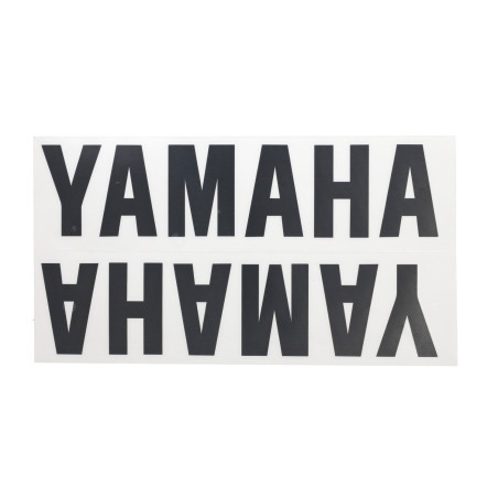 sticker word [yamaha] cover under black 2-parts aerox