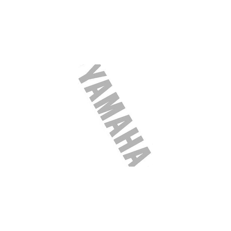 sticker word [yamaha] cover under chrome 2-parts aerox