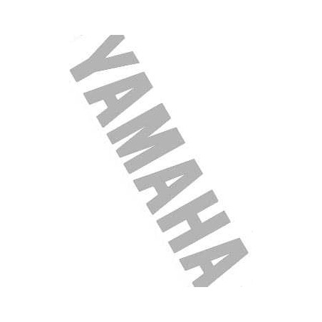 sticker word [yamaha] cover under chrome 2-parts aerox